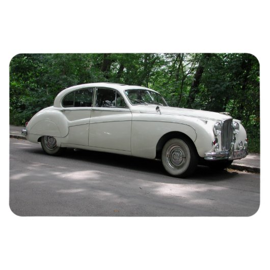 Weißer Jaguar Mark IX Magnet (Horizontal)