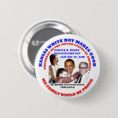 WEISSER JUNGE MACHT GUT BUTTON (Vorne & Hinten)