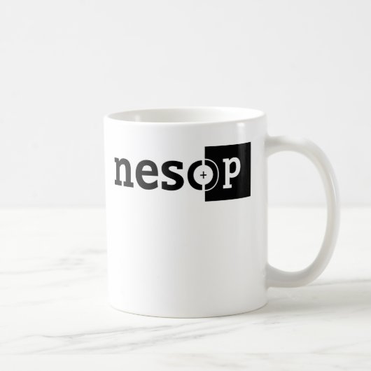 Weißer Kaffee-Tasse Kaffeetasse (Rechts)