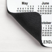 Weißer Kalender 2025 von Janz Mouse Pad Mousepad (Ecke)