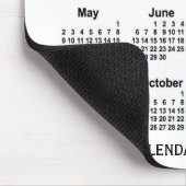 Weißer Kalender 2027 von Janz Mouse Pad Mousepad (Ecke)