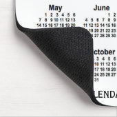 Weißer Kalender 2028 von Janz Mouse Pad Mousepad (Ecke)