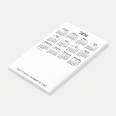 Weißer Kalender 2032 von Janz Post-it Notes Klebezettel (angewinkelt)
