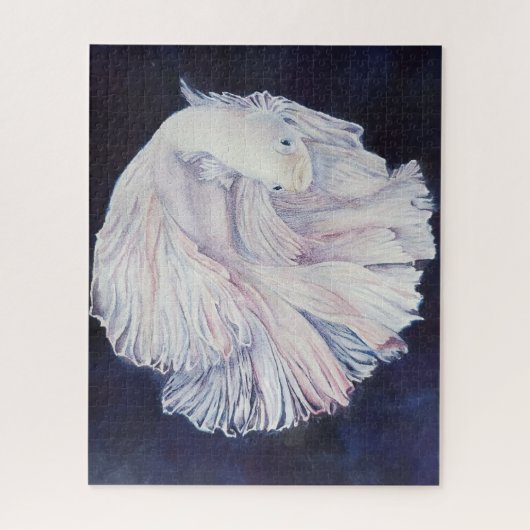 Weißer Kämpfer Puzzle (Vertikal)