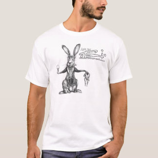 Weißer Kaninchen-T - Shirt durch Tai