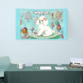 Weißer Kartoffelkuchen Banner (Messeveranstaltung)