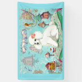 Weißer Kartoffelkuchen Banner (Vertikal)