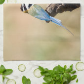 Weißer Kehlkäfer Geschirrtuch (Gefaltet)