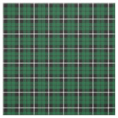 Weißer Kelly grüner irischer grüner/schwarzer Stoff (Muster)