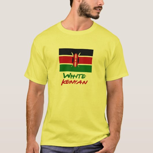 Weißer Kenyan T-Shirt (Vorderseite)