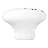 Weißer Keramik-Knopf Mojo Keramikknauf (Seitenansicht)