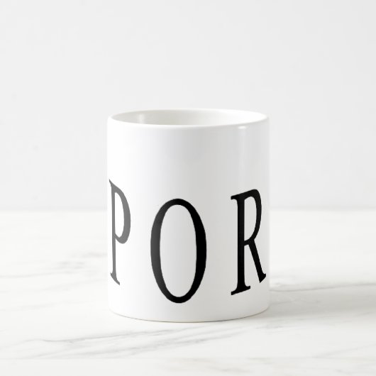 Weißer Klassiker DESIGN SPORT Kaffeetasse (Mittel)