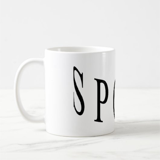 Weißer Klassiker DESIGN SPORT Kaffeetasse (Links)