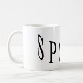 Weißer klassischer Becher DESIGN SPORT Kaffeetasse (Links)