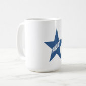 Weißer klassischer Mug ETOILE RUGBY Kaffeetasse (Vorderseite Links)