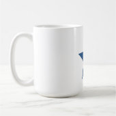 Weißer klassischer Mug ETOILE RUGBY Kaffeetasse (Links)