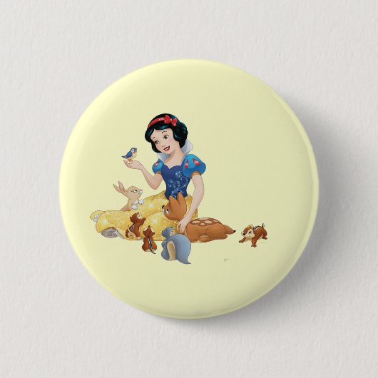 Weißer Knopf Button (Vorderseite)