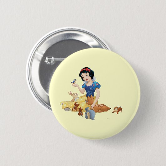 Weißer Knopf Button (Vorne & Hinten)