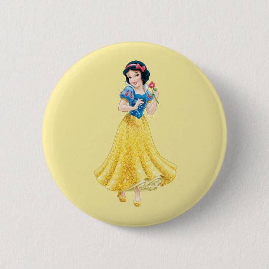 Weißer Knopf Button (Vorderseite)