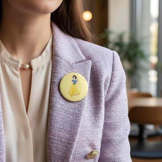 Weißer Knopf Button