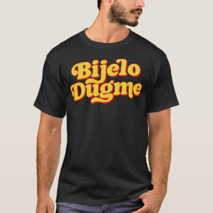 Weißer Knopf T-Shirt
