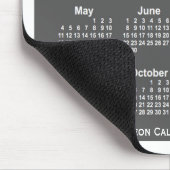 Weißer Kohlekalender 2025 von Janz Mousepad (Ecke)