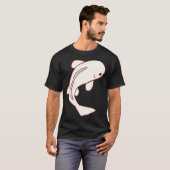 Weißer Koi-Fisch T-Shirt (Vorne ganz)