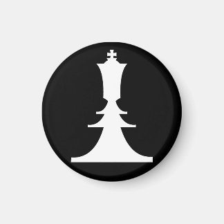 Weißer König Magnet