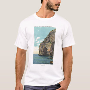 Weißer Kopf im Portland-Hafen T-Shirt