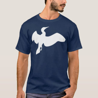 Weißer Kormoran im Flug T-Shirt