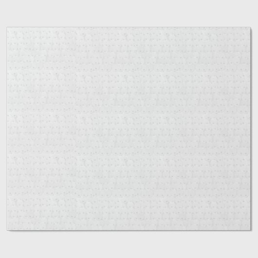 Weißer Kreissequins-Schein-glänzender Geschenkpapier (Flach)