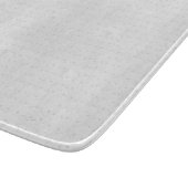 Weißer Kreissequins-Schein-glänzender Schneidebrett (Ecke)