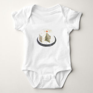Weißer Kuchen Baby Strampler