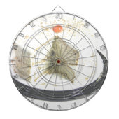 Weißer Kuchen Dartscheibe (vorne)