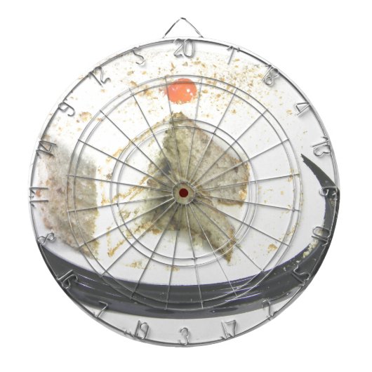Weißer Kuchen Dartscheibe (vorne)