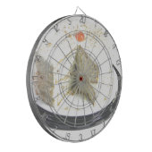 Weißer Kuchen Dartscheibe (Vorderseite Links)