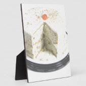 Weißer Kuchen Fotoplatte (Seite)