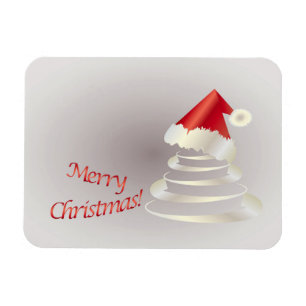 Weißer Kuchen für den Weihnachtsmann Magnet