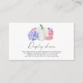 Weißer Kürbis - Dusche anzeigen Begleitkarte (Vorderseite)