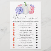 Weißer Kürbis Er sagte, sie habe Brautparty (Vorderseite)