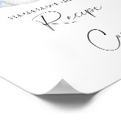 Weißer Kürbis - Ihre Kochkarte hier Poster (Ecke)