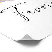 Weißer Kürbis - Lieblings-Poster Poster (Ecke)