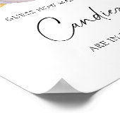 Weißer Kürbis - rät euch wie viele Bonbons Poster (Ecke)