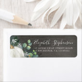 Weißer Kürbis und Gipskraut Rustikaler Fall (Insitu)