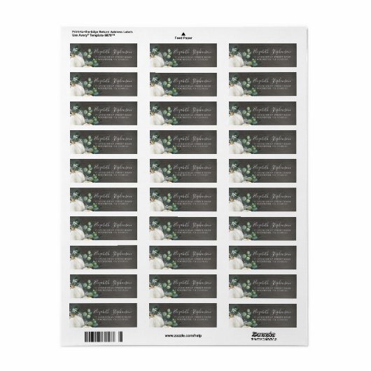 Weißer Kürbis und Gipskraut Rustikaler Fall (Vorne)