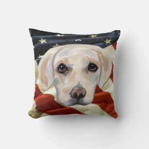 WEIßER LABRADOR RETRIEVER KISSEN
