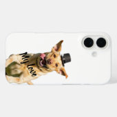 Weißer Labrador Retriever mit Zylinder iPhone 16 H Case-Mate iPhone Hülle (Rückseite (Horizontal))