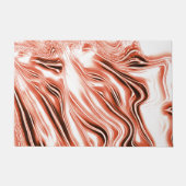 Weißer Lachs bis roter, langwelliger Spuren auf we Fußmatte (Vorderseite)