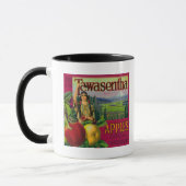 Weißer Lachs, Washington - Tawasentha Apple Labe Tasse (Links)