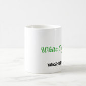 Weißer Lachswashington-Stadt-Klassiker Kaffeetasse (Mittel)